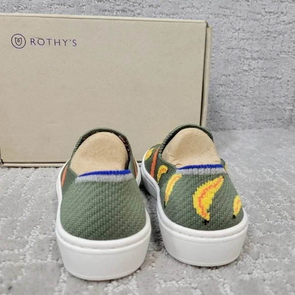 Rothy's The Kid Snack Attack Slip On Comfort Sneaker Shoes Unisex Size US 10, 4 - Picture 9 of 12